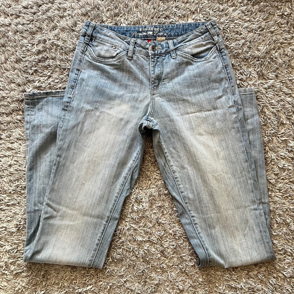 Parasuco Jeans Womens Size 8 Blue Faded Denim Legend Y2K Vintage Midrise